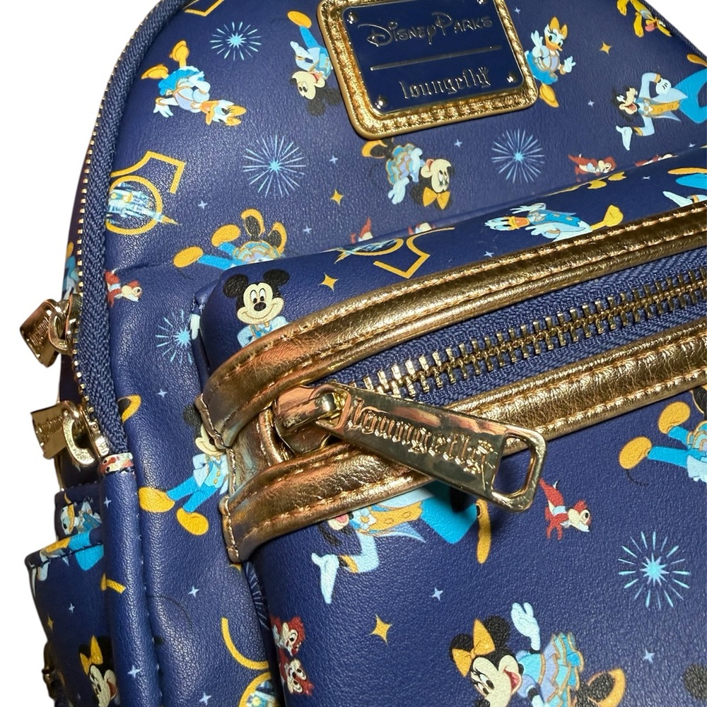 Disney World 50th Anniversary Loungefly EARidescent Celebration Backpack EXC - Picture 3 of 9